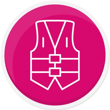 Sırt çantası simgesinin vektör çizimi