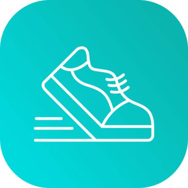 ayakkabı ikonu vektör illüstrasyonu