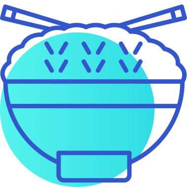 Bir sepet simgesinin vektör illüstrasyonu