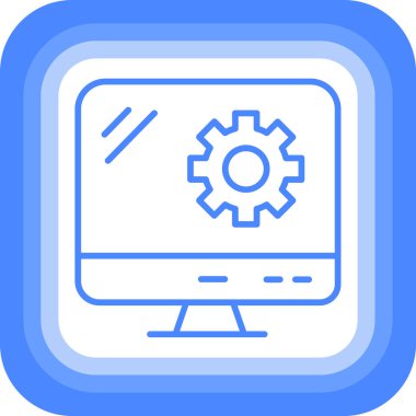 web development. web icon simple illustration