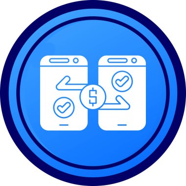 Vektör akıllı telefon simgesi illüstrasyonu