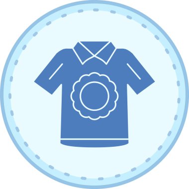 Kıyafetler. Web simgesi basit illüstrasyon