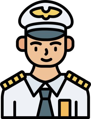 pilot kaptan simgesi