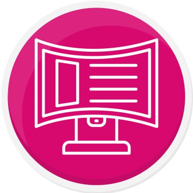 Modern eğitim ikonunun vektör illüstrasyonu