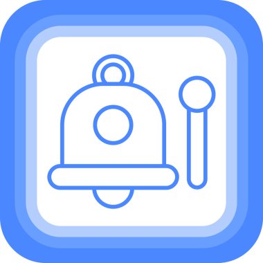 Yemek pişirmek. Web simgesi basit illüstrasyon