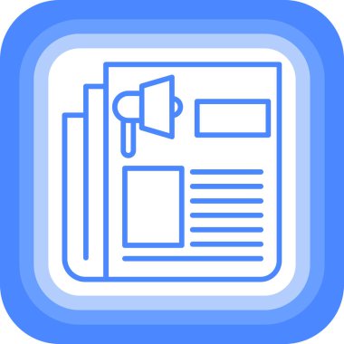 Belge. Web simgesi basit illüstrasyon