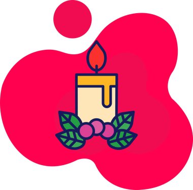 mum ağ simgesi, basit vektör illüstrasyonu