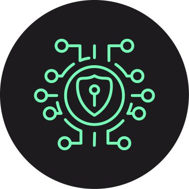 vektör güvenlik simgesi illüstrasyonu