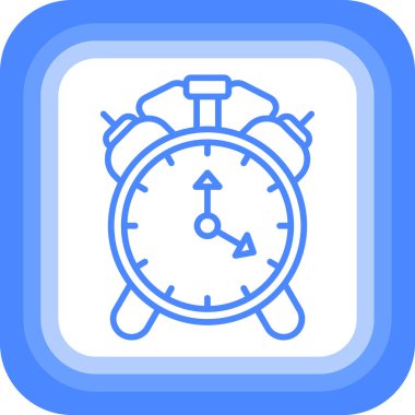 Saat simgesi, vektör illüstrasyonu