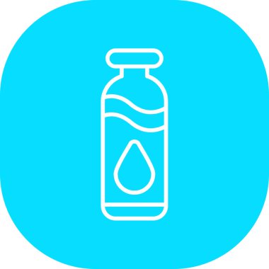 su şişesi simge vektör çizim