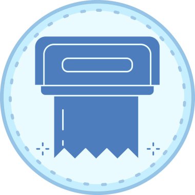 Tek bir simgenin vektör illüstrasyonu