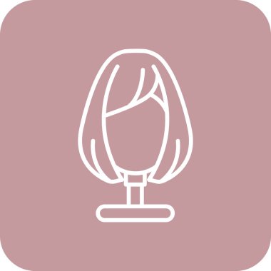 güzel ve zarif çizgi vektör simgesi