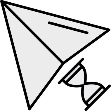 Çizgi film simgesinin vektör çizimi