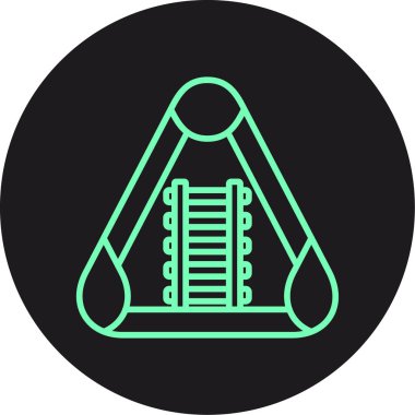 Modern simgenin vektör illüstrasyonu