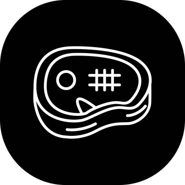 Yiyecek ve yiyeceklerin vektör illüstrasyonu