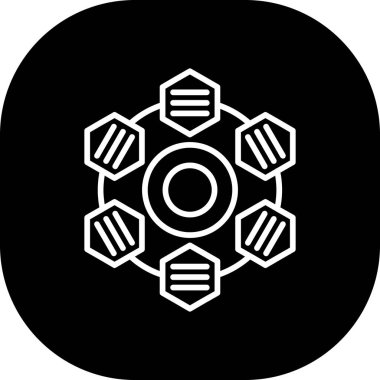 seo modern simgesinin vektör illüstrasyonu