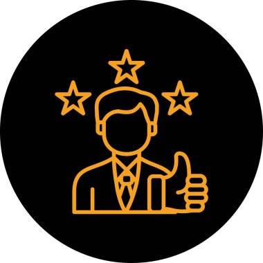 yıldız simgesi vektör illüstrasyonu