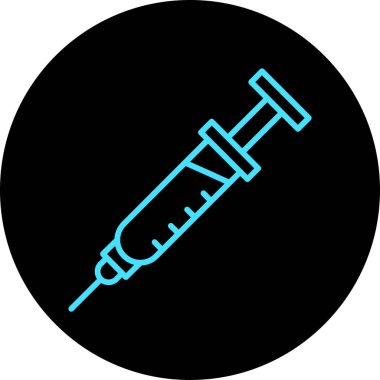 Şırınga ikonu vektör çizimi