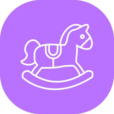 at simgesi vektör illüstrasyonu