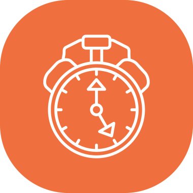 Alarm saat simgesinin vektör çizimi