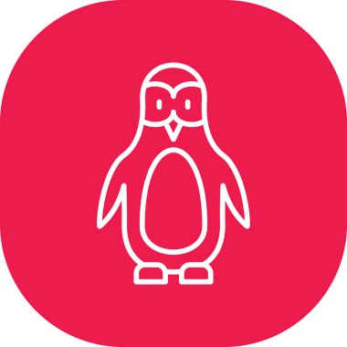 penguen vektör illüstrasyonu, hayvan, penguen simgesi