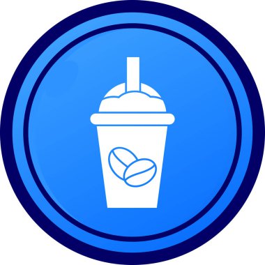 kahve fincanı simgesi, vektör illüstrasyonu