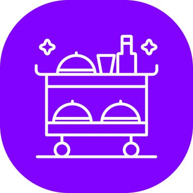 Gıda simgesinin vektör illüstrasyonu