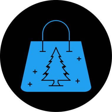 Alışveriş poşeti simgesi vektörü