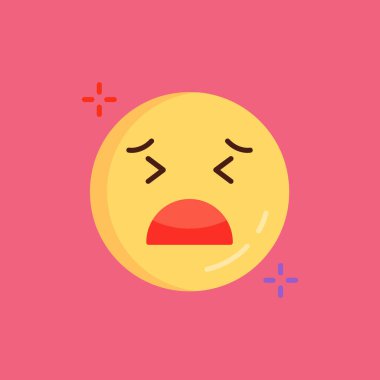 Düz biçimli duygu simgesi