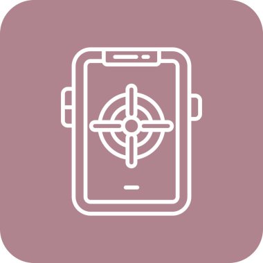 seo modern simgesinin vektör illüstrasyonu