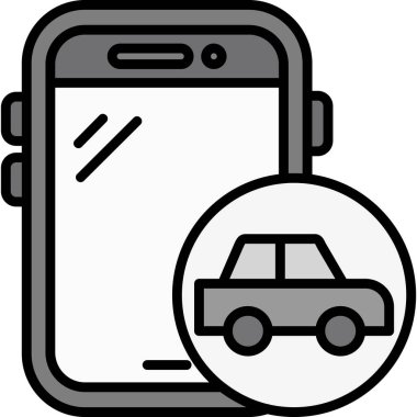 Araba sigortası simgesi ana hatlarıyla