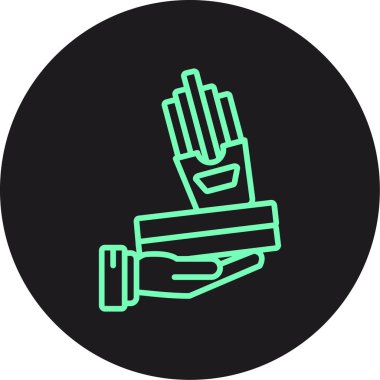 Bir simgenin vektör illüstrasyonu