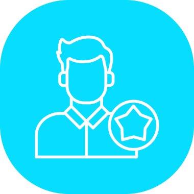 İnsan simgesinin vektör illüstrasyonu