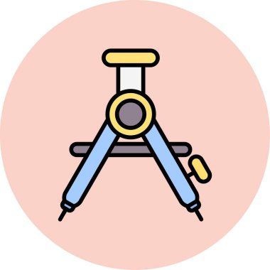 compass modern icon, vector illustration