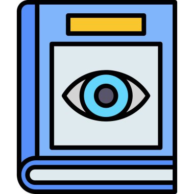 Göz simgesi. vektör illüstrasyonu