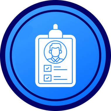 Bir pano simgesinin vektör illüstrasyonu