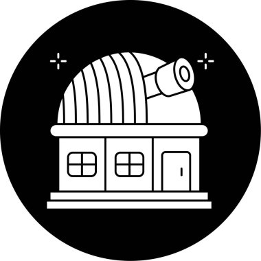 teleskop simgesi vektör illüstrasyonu