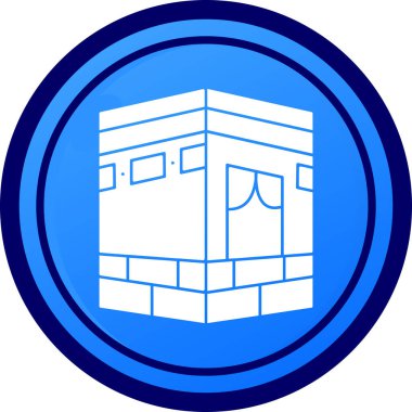 Depo. Web simgesi basit illüstrasyon