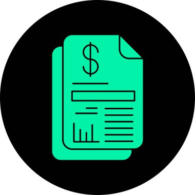 Dolar vektör simgesi tasarımı