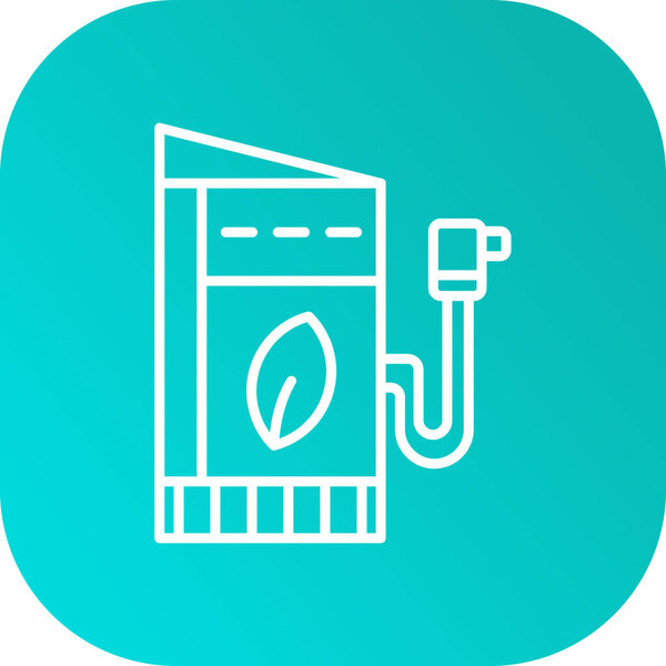 иконка векторной линии топлива
