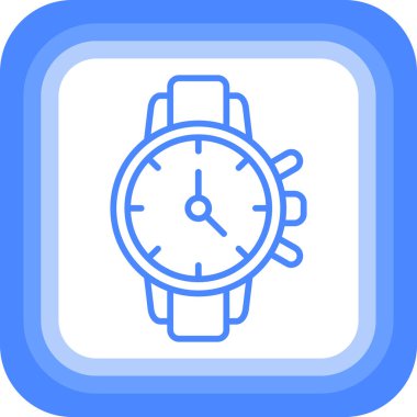 saat simgesi, vektör illüstrasyonu basit tasarım