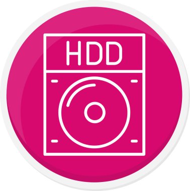 Modern bir simgenin vektör illüstrasyonu