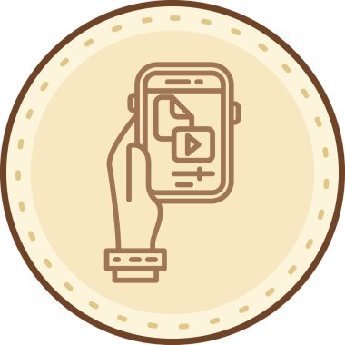 vektör akıllı saat simgesi