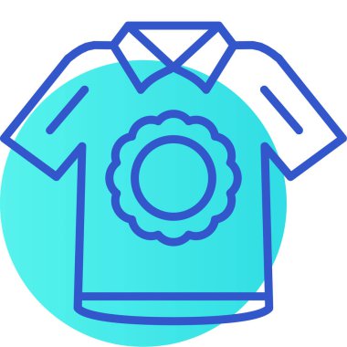 Gömlek. Web simgesi basit illüstrasyon