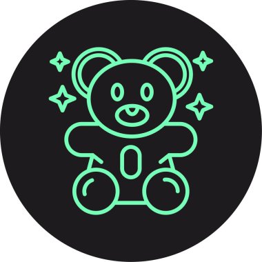 Oyuncak bebek. Basit resimleme