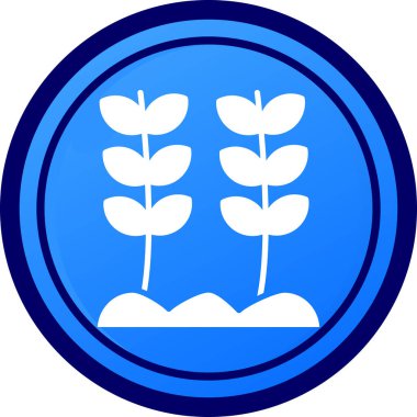 Buğday. Web simgesi basit illüstrasyon