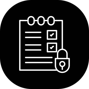 Vektör belgesi Simge illüstrasyonu