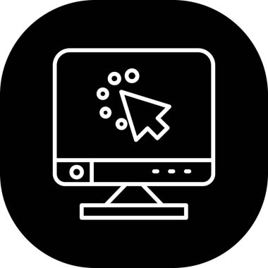 bilgisayar simgesi, vektör illüstrasyonu