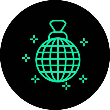 Eşsiz Dünya küre vektör simgesi