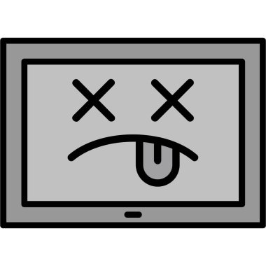 bilgisayar simgesi vektör illüstrasyonu